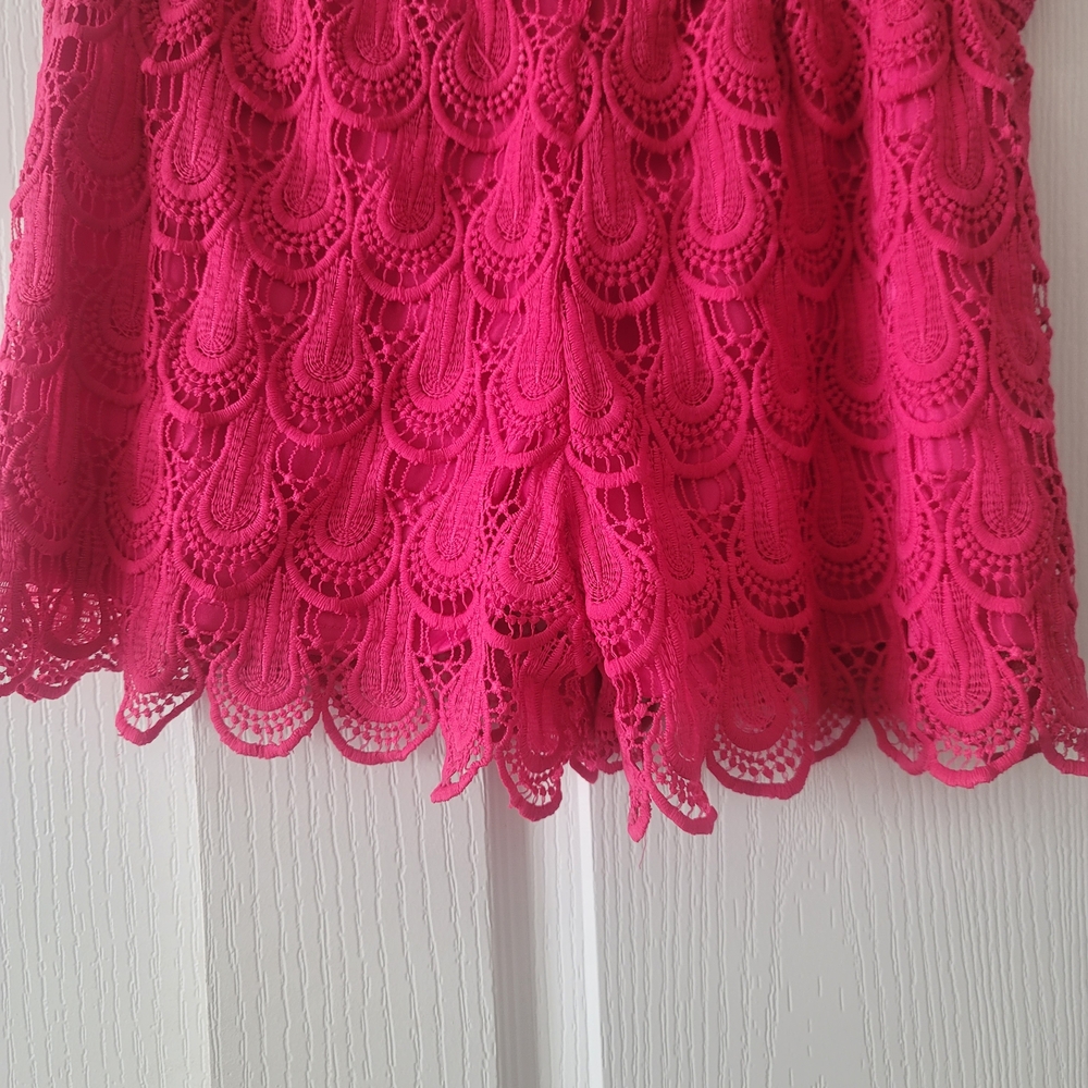 Pink Lace Skirt